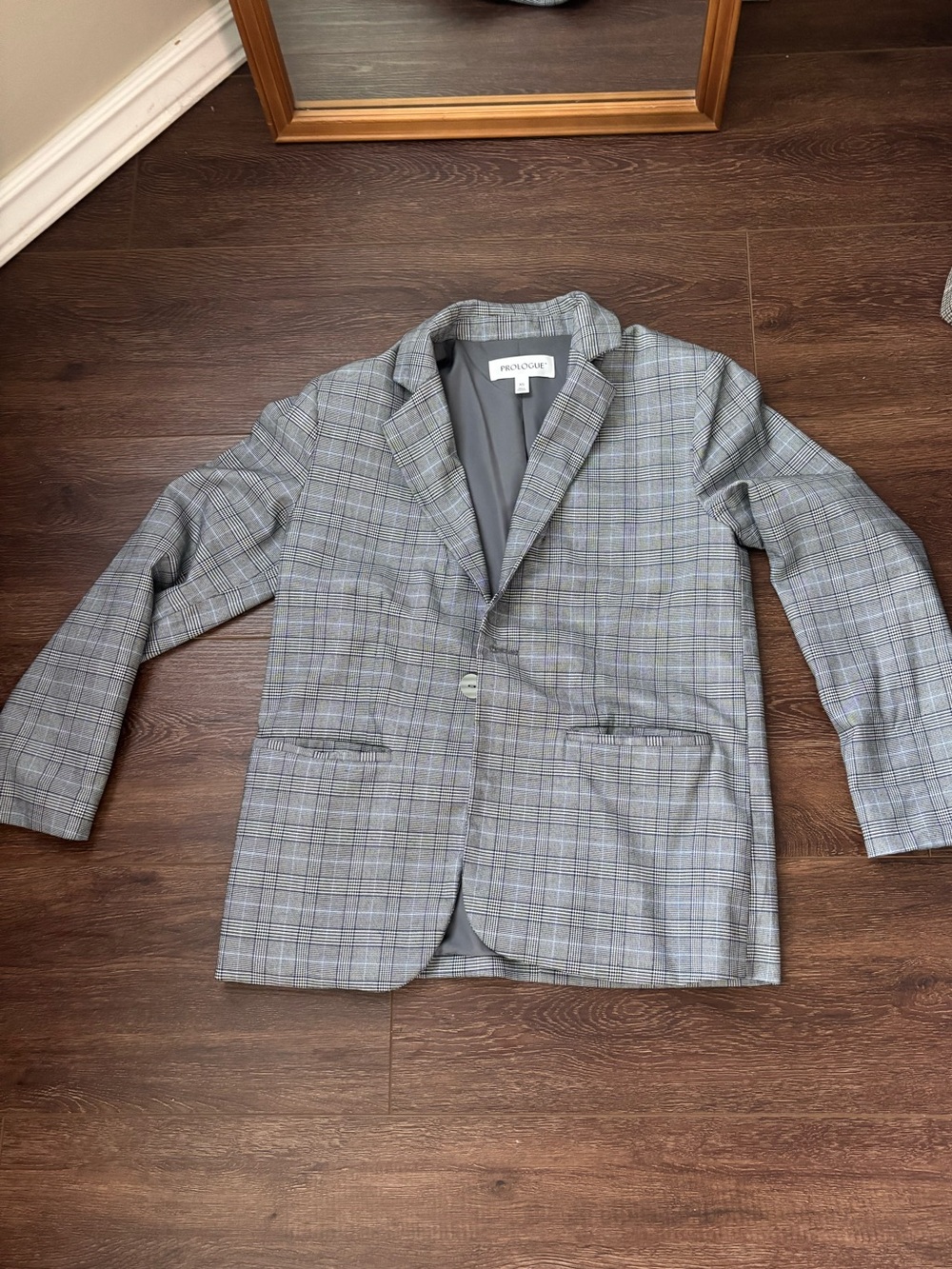 Prologue Gray Plaid Sport Coat